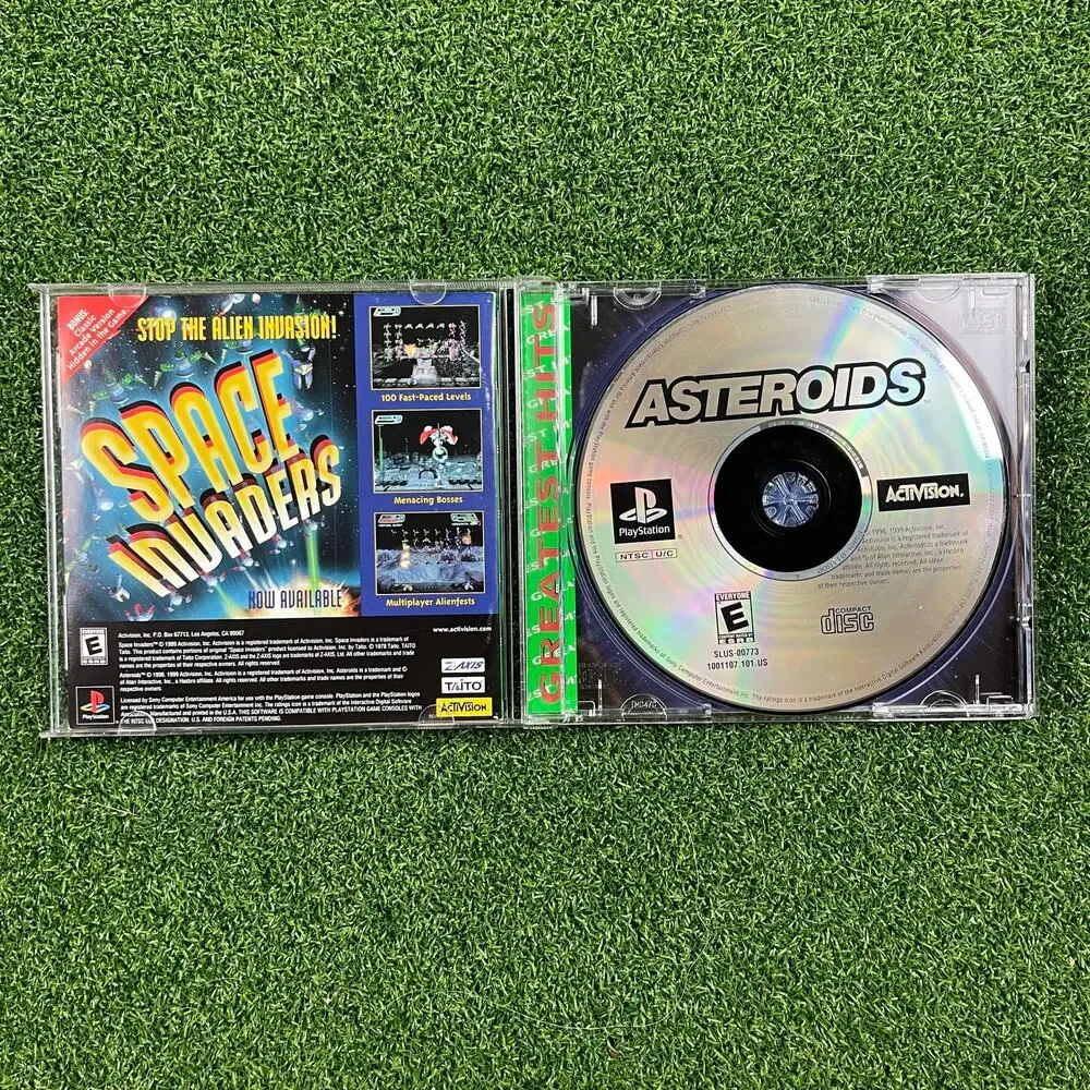 Asteroids (Sony PlayStation 1 Ps One, 1998) Complete CIB
